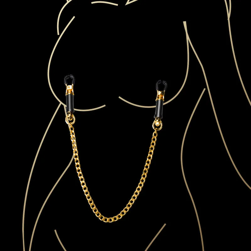 Shaki Golden Chain Nipple Clamps