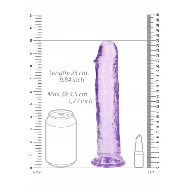 Shots RealRock Crystal Clear 9 Dildo
