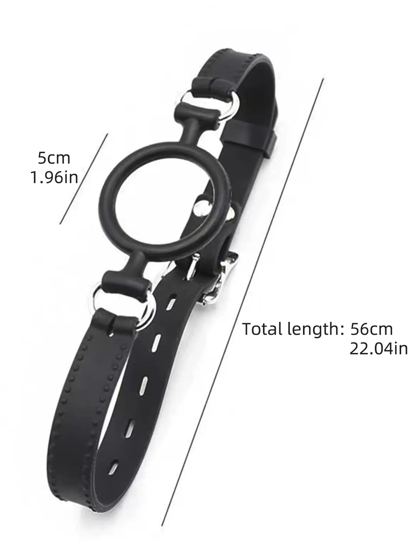 Silicone Ring Gag BDSM Toys - Bondage Restraints Adjustable Size