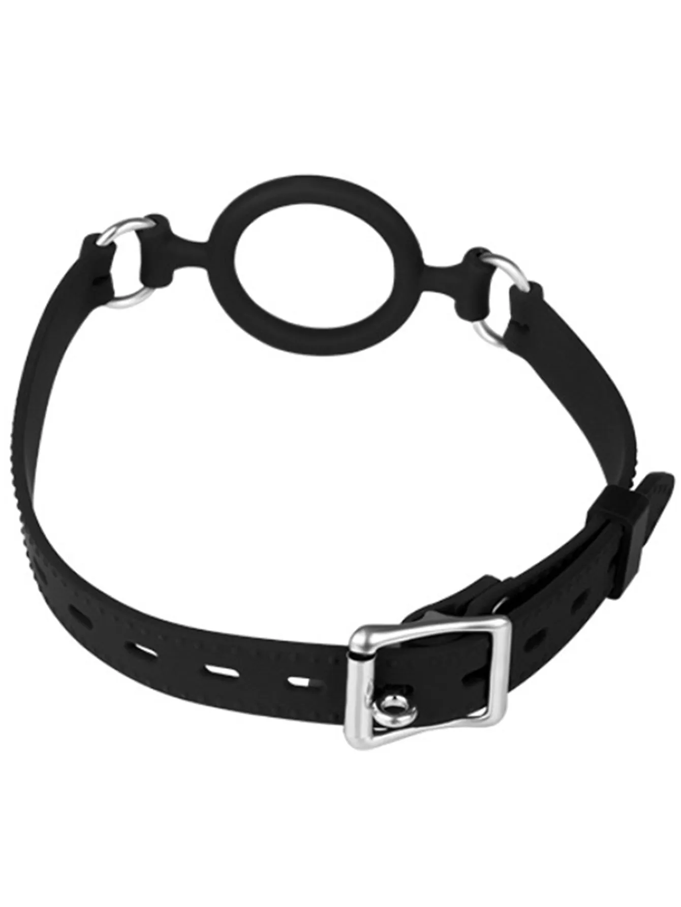 Silicone Ring Gag BDSM Toys - Bondage Restraints Adjustable Size