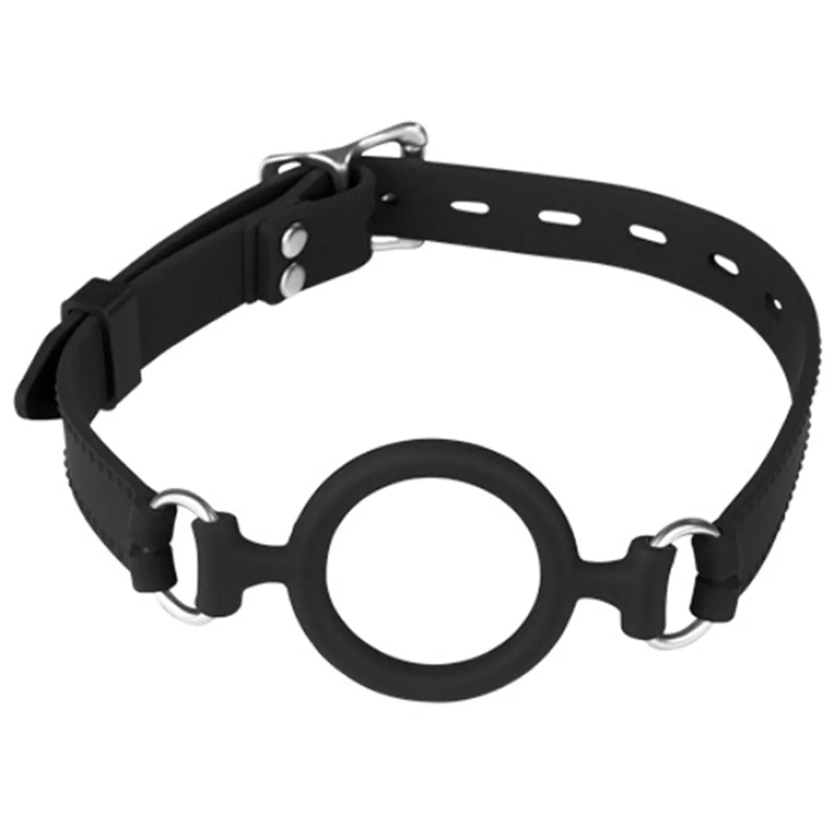 Silicone Ring Gag BDSM Toys - Bondage Restraints Adjustable Size