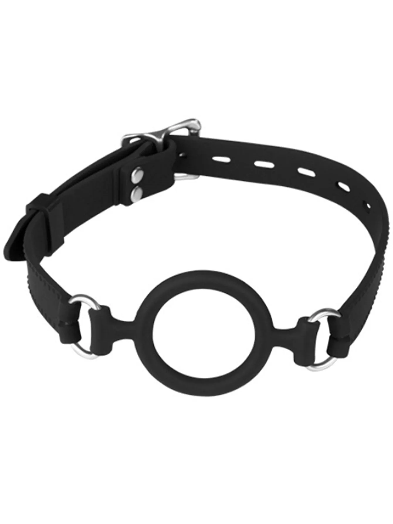 Silicone Ring Gag BDSM Toys - Bondage Restraints Adjustable Size