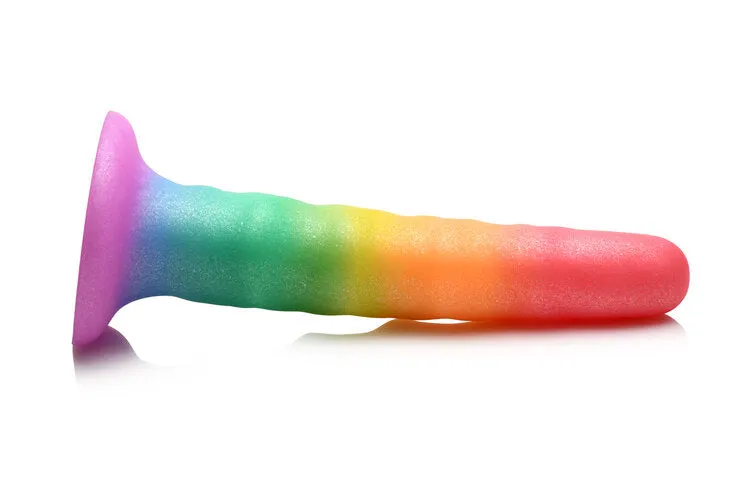 Simply Sweet 6.5 Zigzag Rainbow Dildo