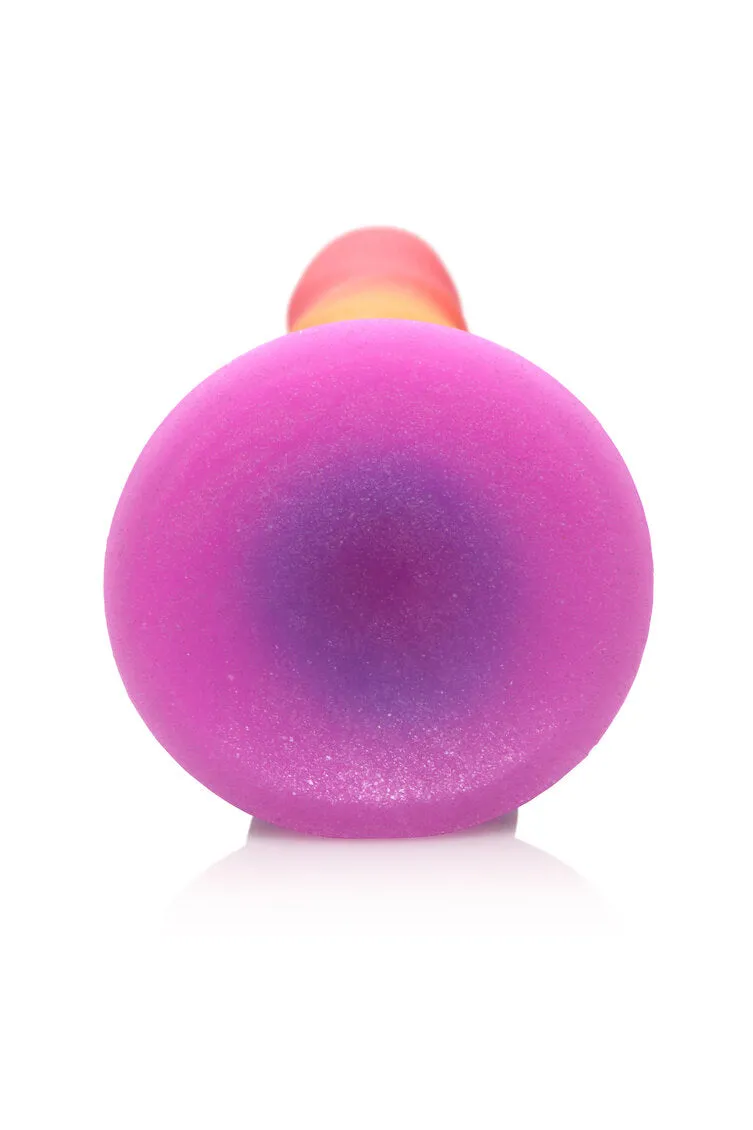 Simply Sweet 6.5 Zigzag Rainbow Dildo