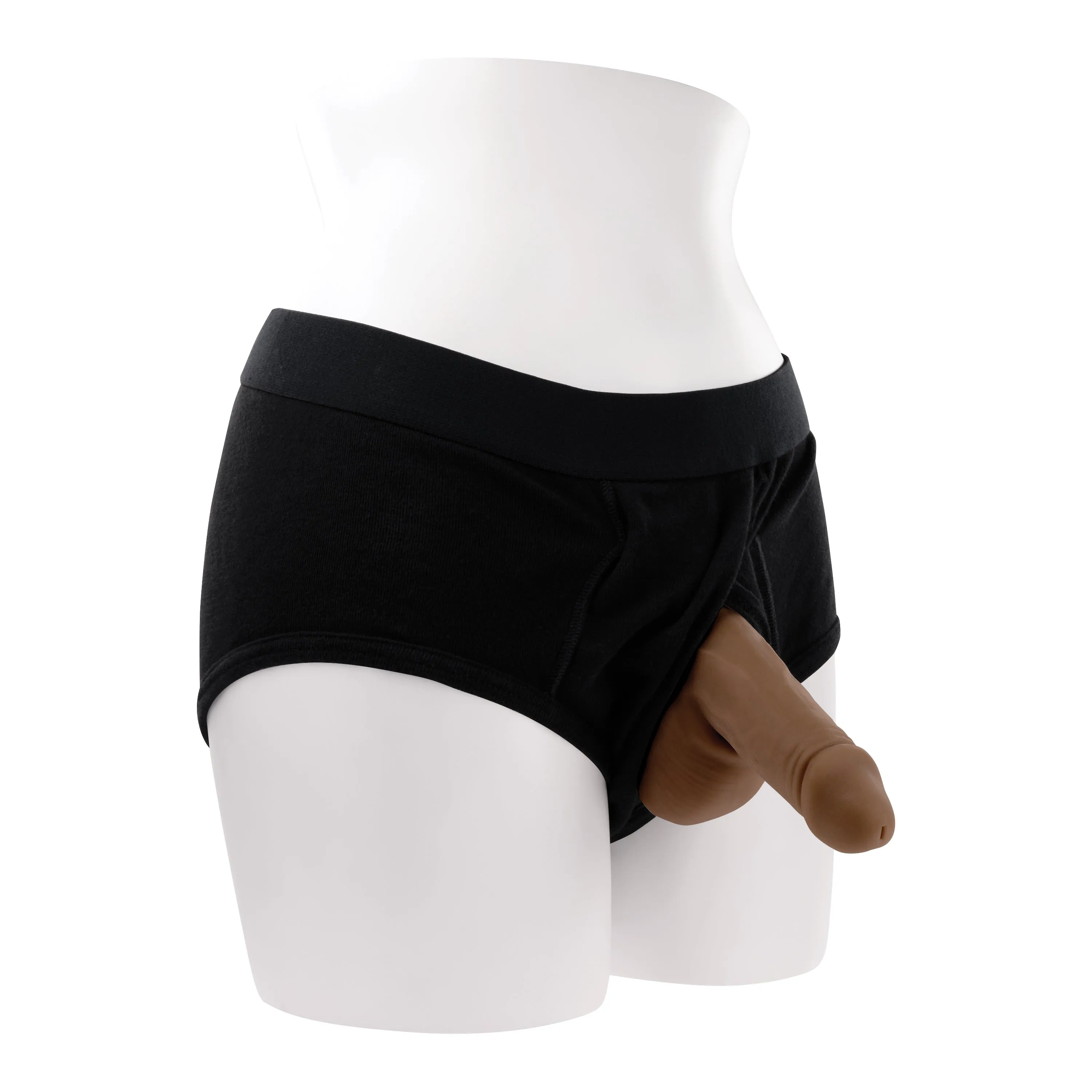 Stand to Pee TPE. Dark - Realistic Stand To Pee Funnel