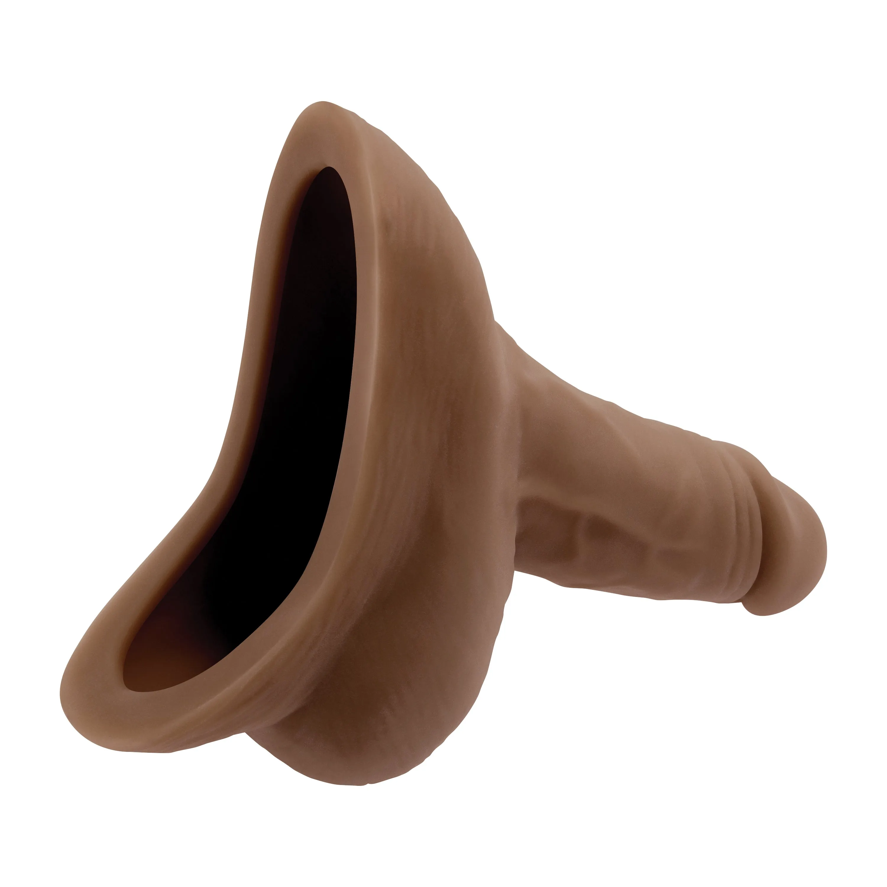 Stand to Pee TPE. Dark - Realistic Stand To Pee Funnel
