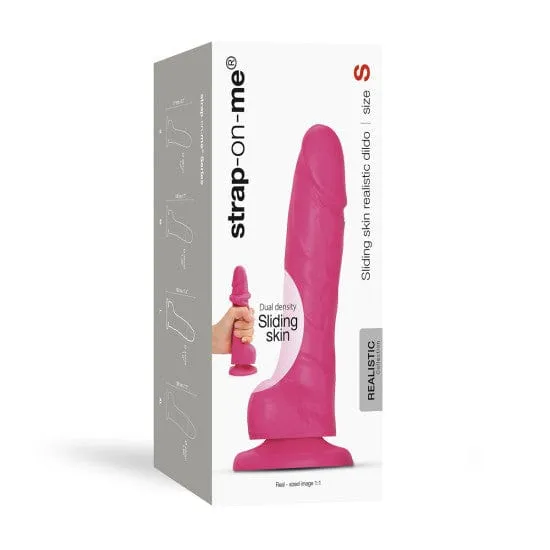 Strap On Me Sliding Skin Realistic Dildo Fuchsia