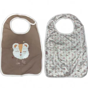Sweet Baby Bear Double Sided Adult Bib