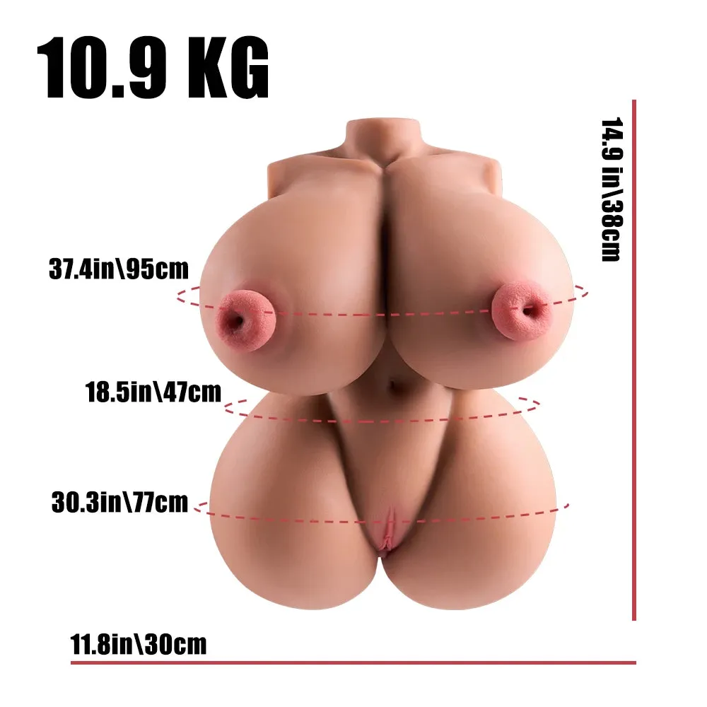 Tan Big Lucy: Torso Sex Doll Big Butt Male Masturbator