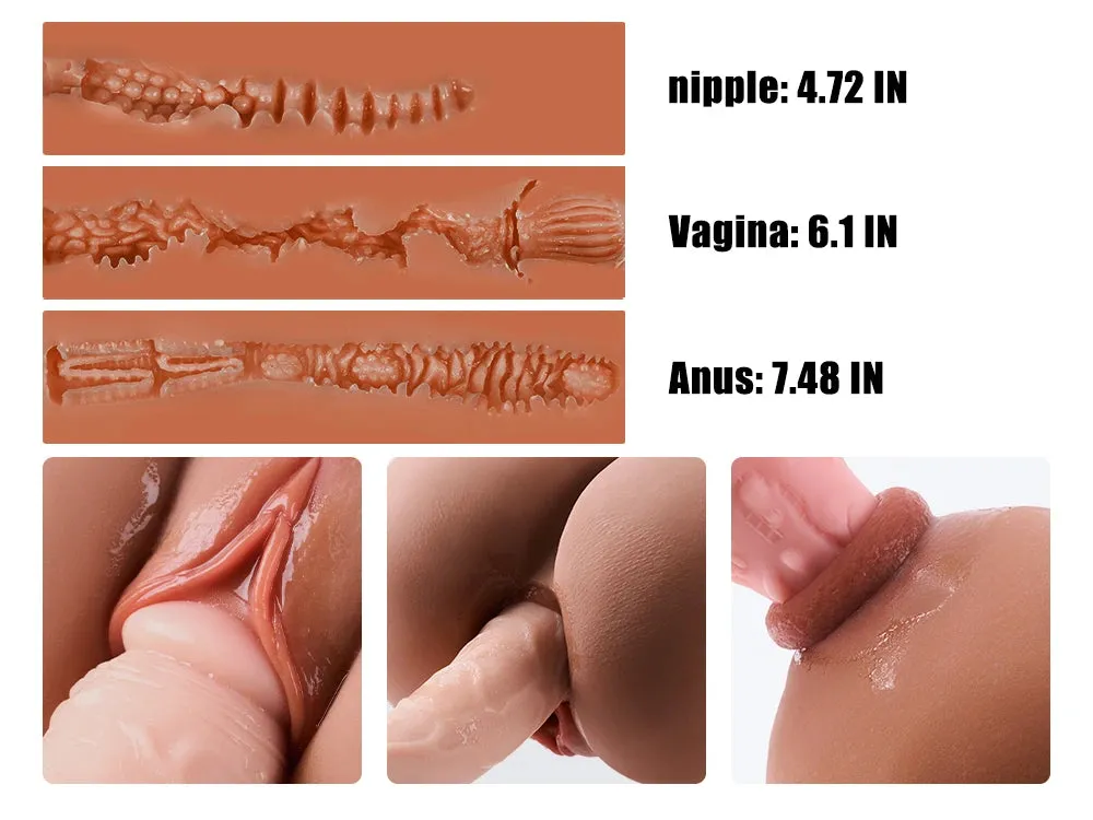 Tan Big Lucy: Torso Sex Doll Big Butt Male Masturbator