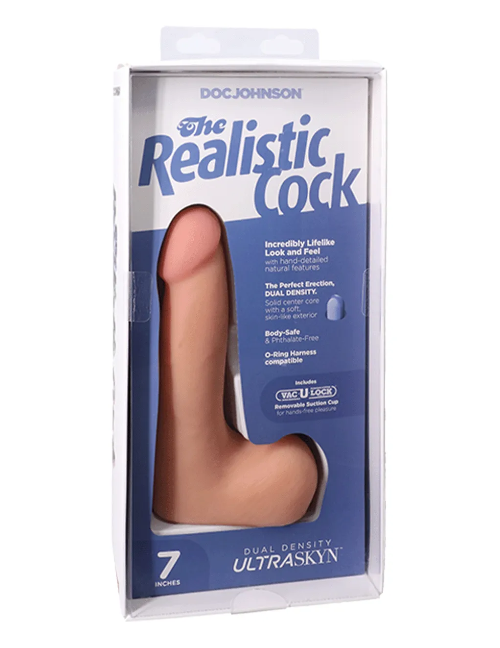 The Realistic Cock 7 inch with Balls