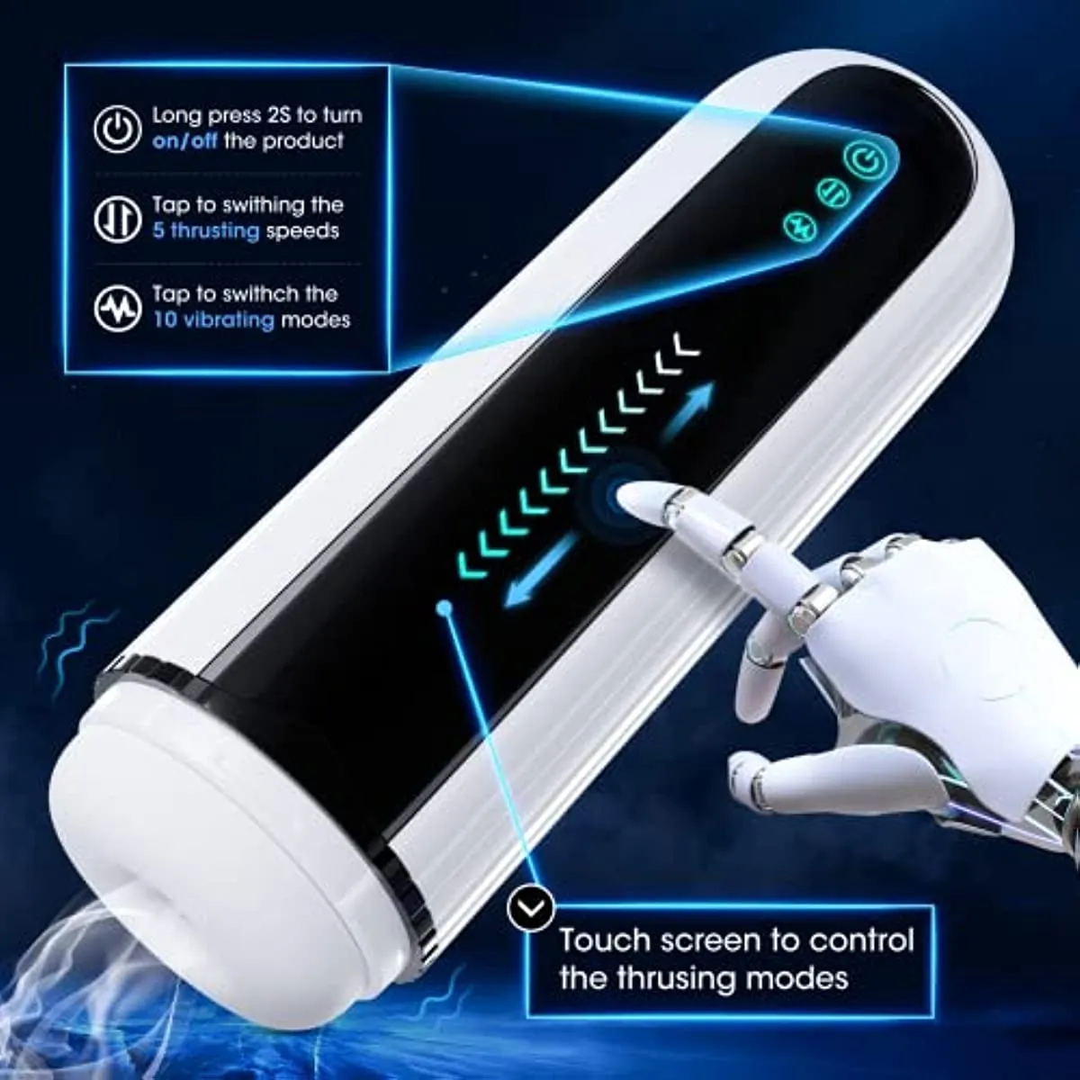 Thrusting & Vibrating Masturbator with Bullet Vibrator(Only 20 are available)