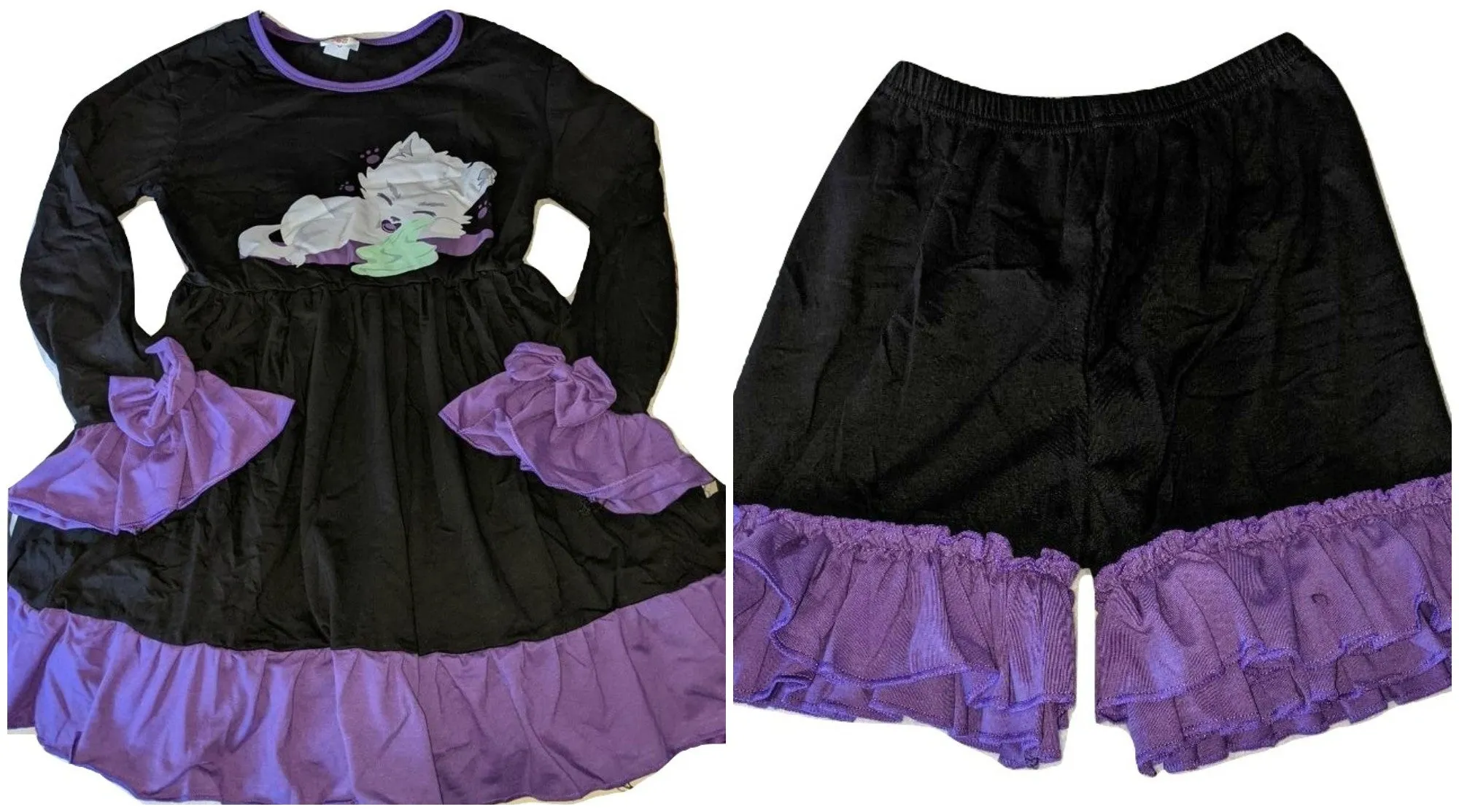Tiny Terrors Lil Wolfy Long Sleeve Dress