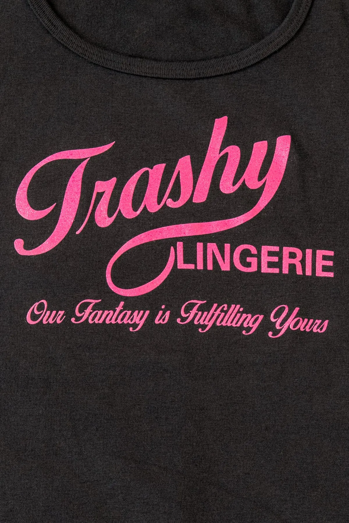 Trashy Ladies Black/Hot Pink Tank Top