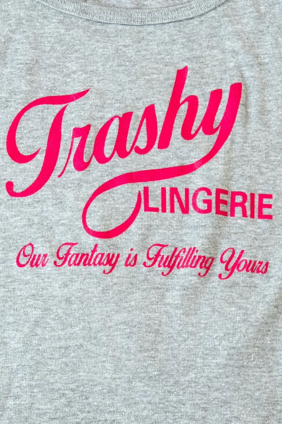 Trashy Ladies Grey/Hot Pink Tank Top