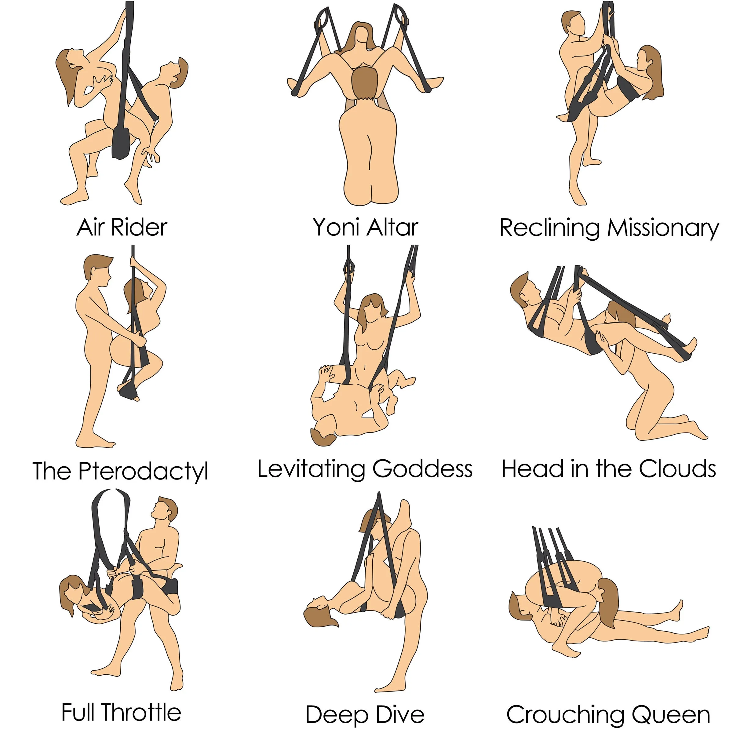 Trinity 360 Spinning Sex Swing