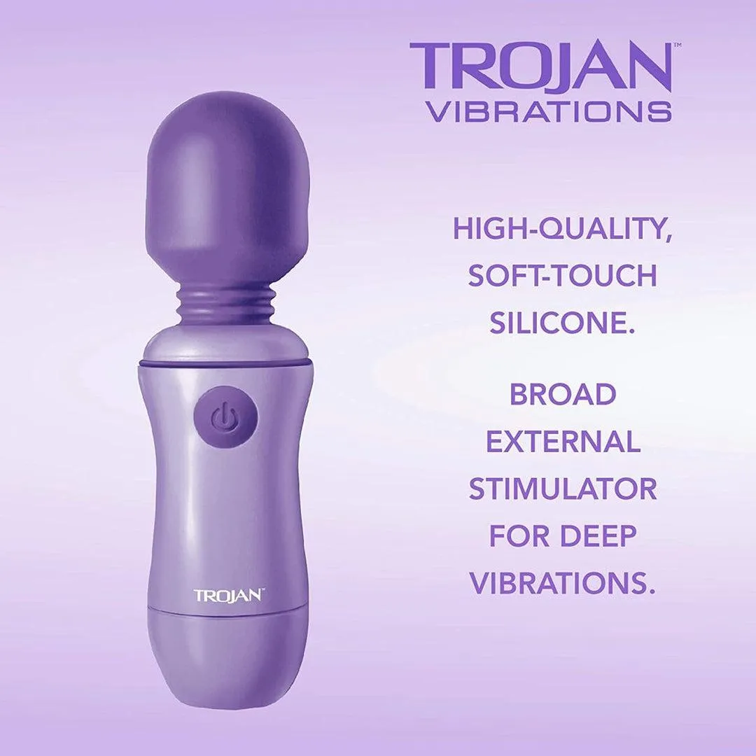 Trojan Power Wand Deep Wave Multi-Speed Clitoral Massager