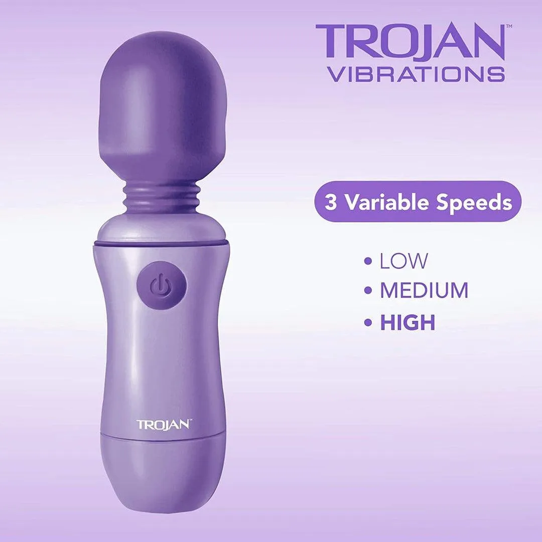Trojan Power Wand Deep Wave Multi-Speed Clitoral Massager