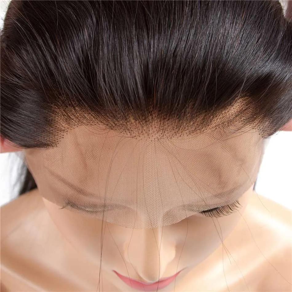 Tuneful 13x4 Lace Front Closure Body Wave 100% Remy Human Hair Transparent Lace Pre Plucked
