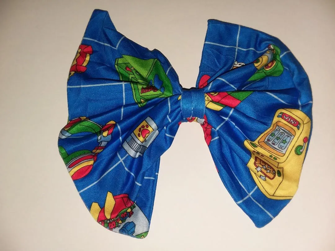 Ultra Puppy Arcade Gamer Fabric Hair Bow