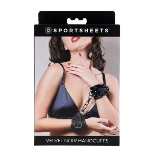 Velvet Noir Handcuffs by Sportsheets