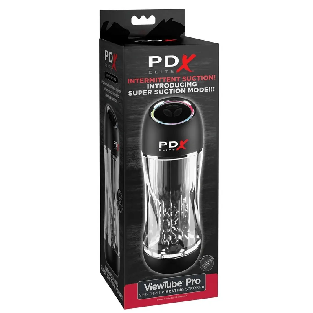 ViewTube Pro Stroker See Through Automatic Suction Masturbator