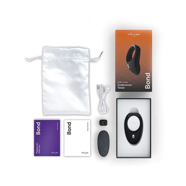 WE VIBE - Bond App-Controlled Remote Control Silicone Cock Ring (Black)