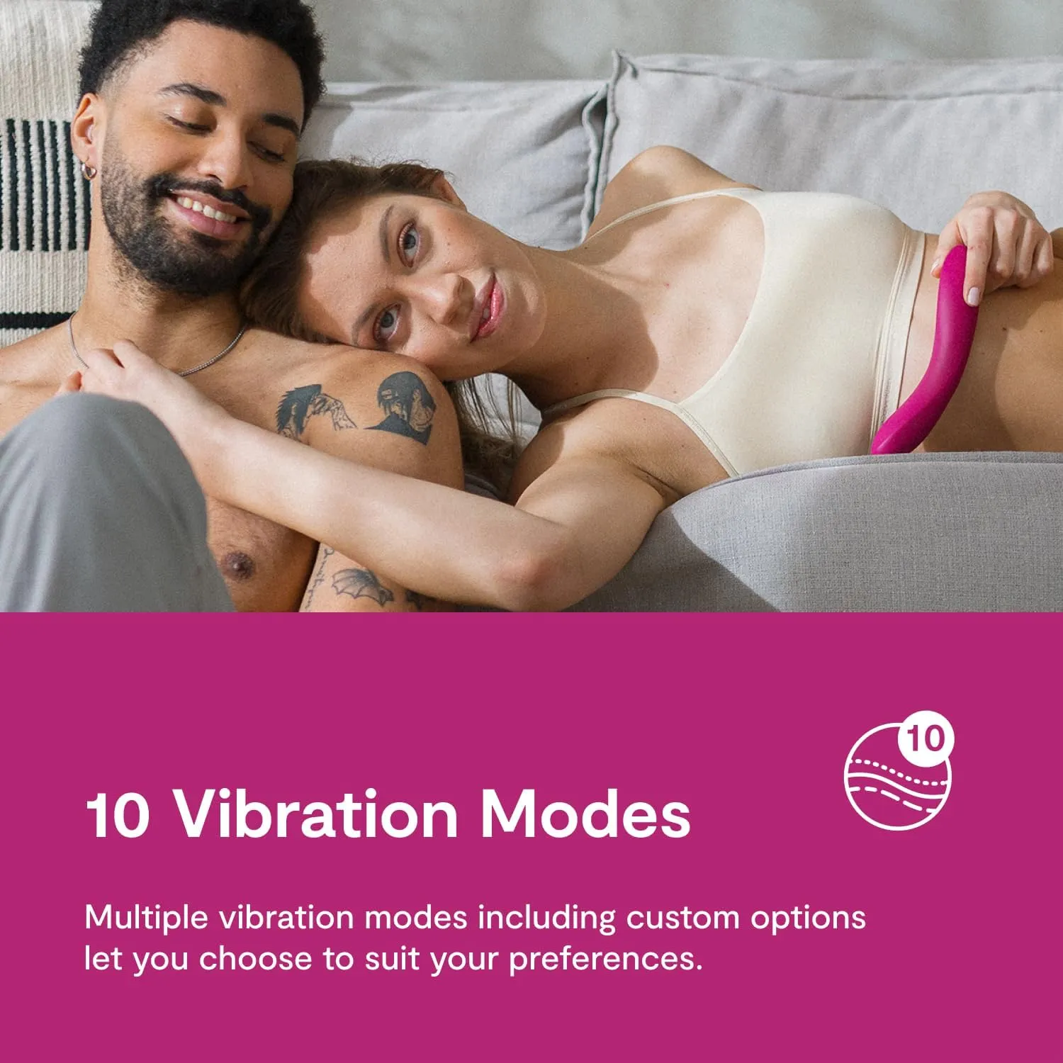 WE VIBE - Rave 2 App-Controlled Vibrating G Spot Dildo