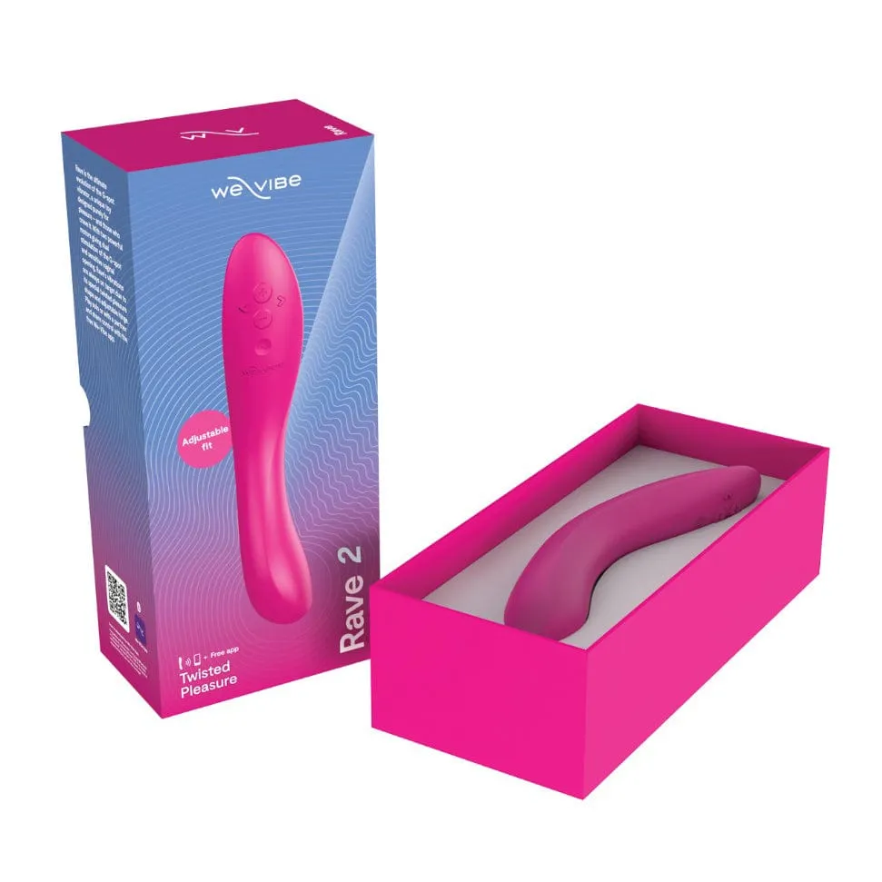 WE VIBE - Rave 2 App-Controlled Vibrating G Spot Dildo