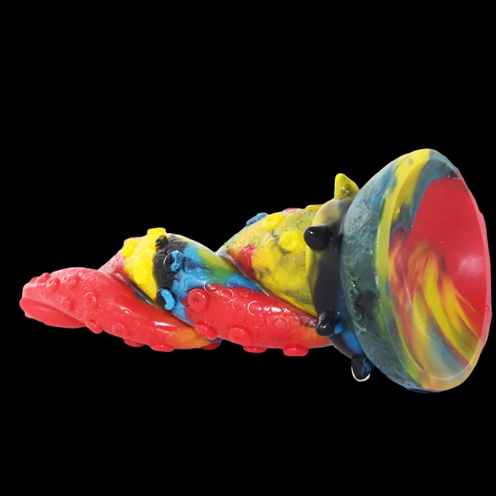 YOCY Ancient Mythical Yellow Dragon Tentacle Dildo