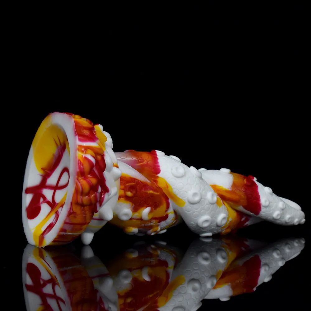 YOCY Ancient Mythical Yellow Dragon Tentacle Dildo