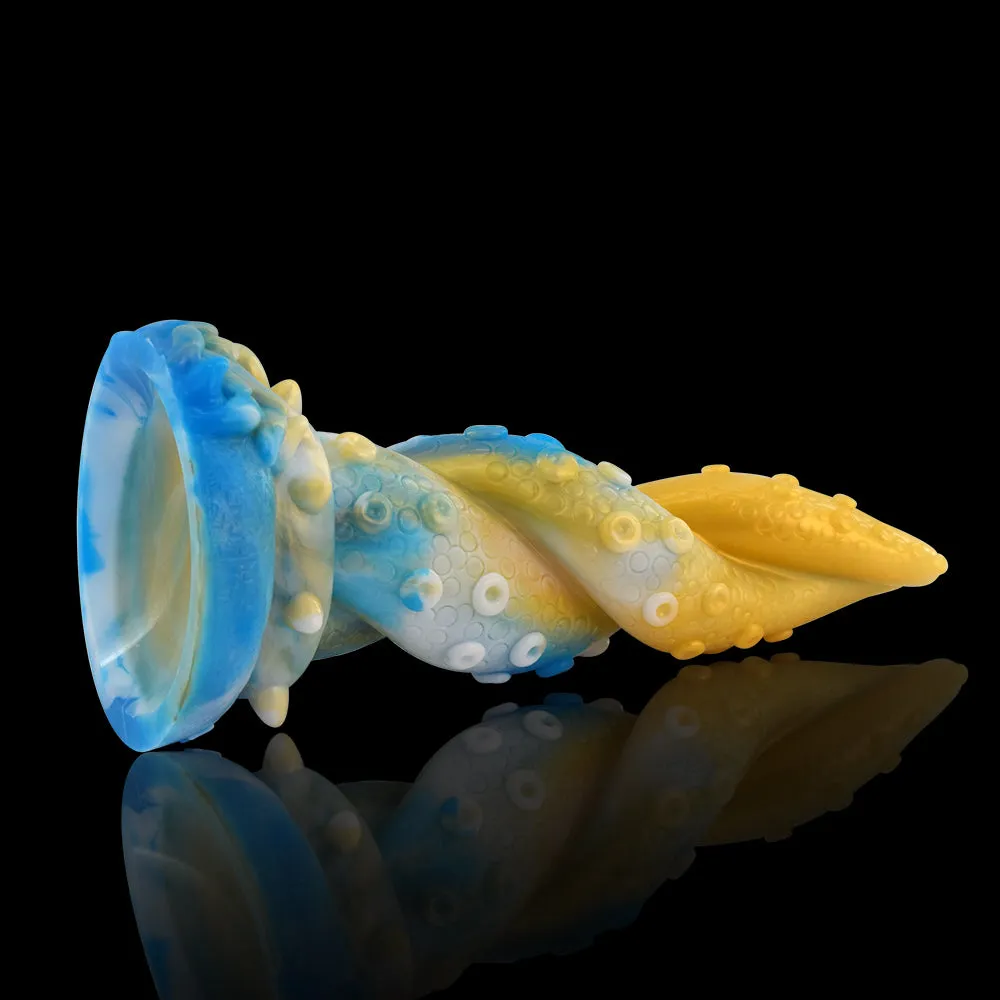 YOCY Ancient Mythical Yellow Dragon Tentacle Dildo