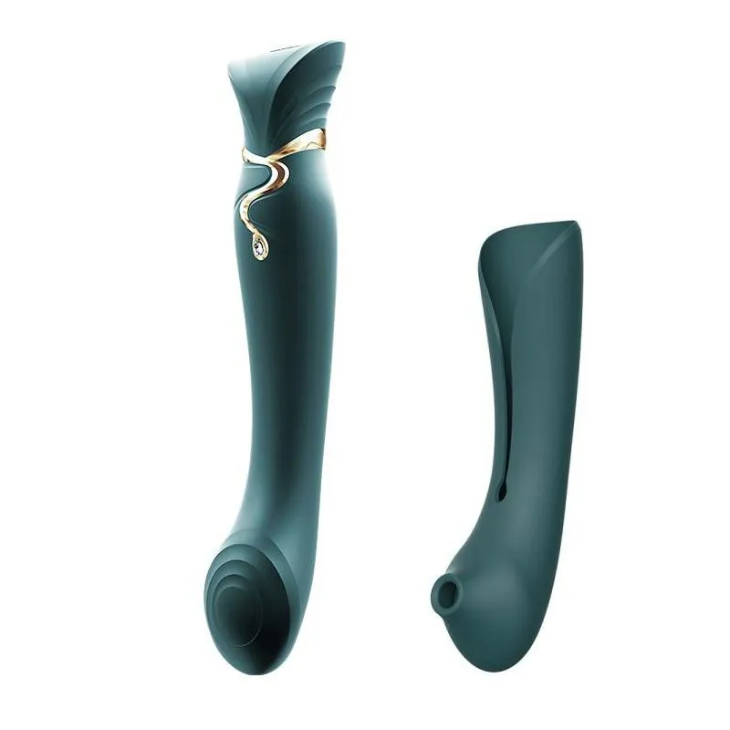 ZALO Queen Set G-spot PulseWave Vibrator with Suction Sleeve