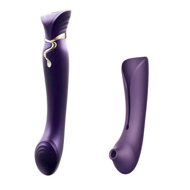 ZALO Queen Set G-spot PulseWave Vibrator with Suction Sleeve