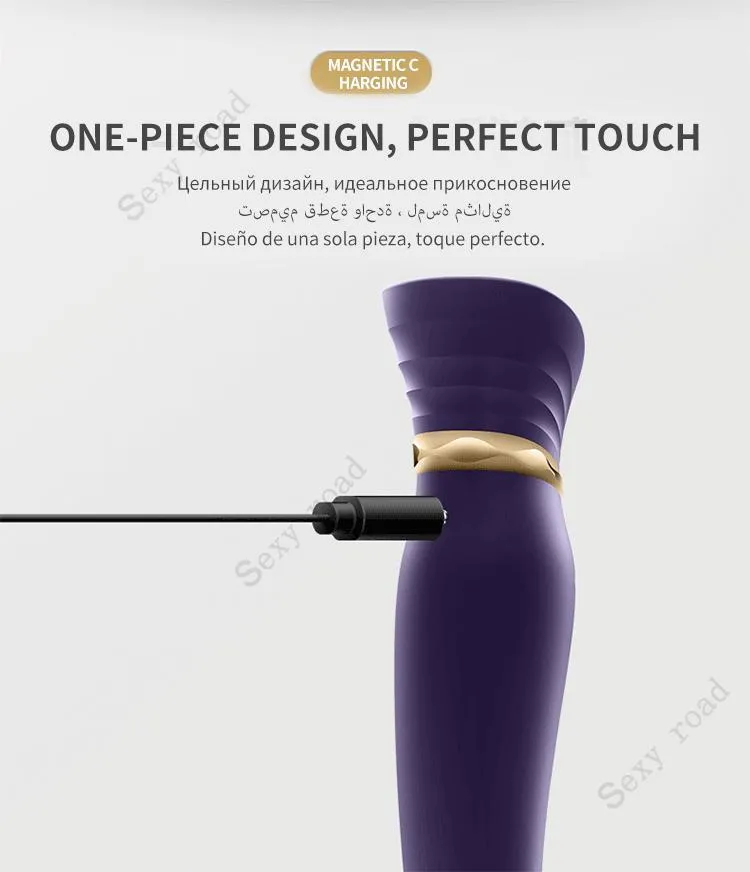 ZALO Queen Set G-spot PulseWave Vibrator with Suction Sleeve