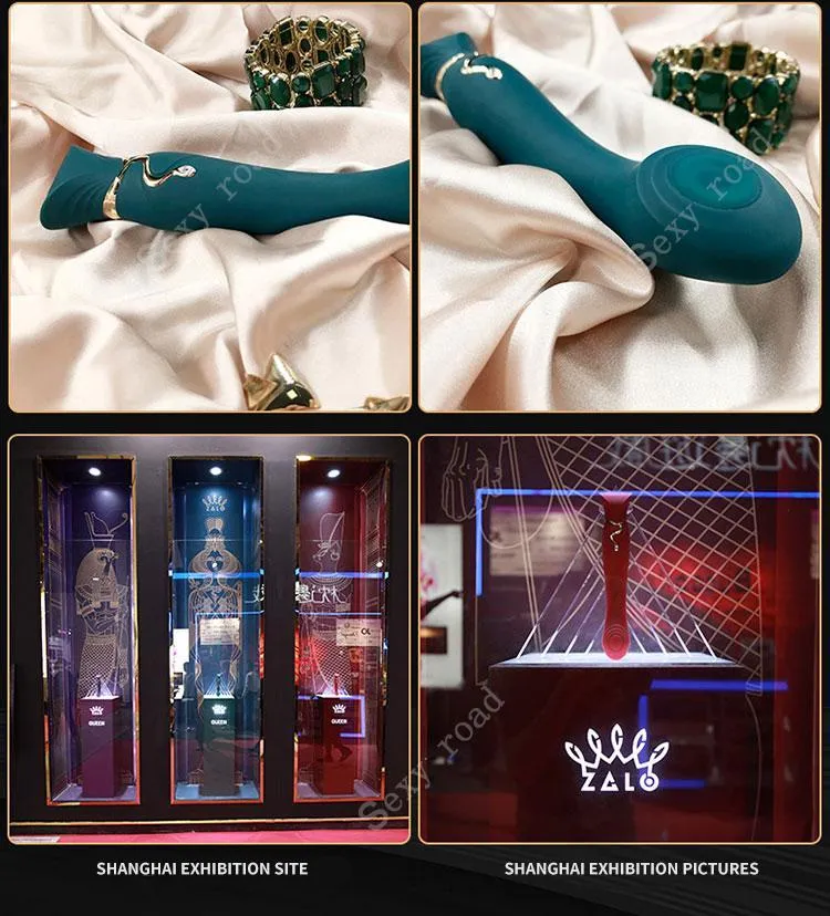 ZALO Queen Set G-spot PulseWave Vibrator with Suction Sleeve