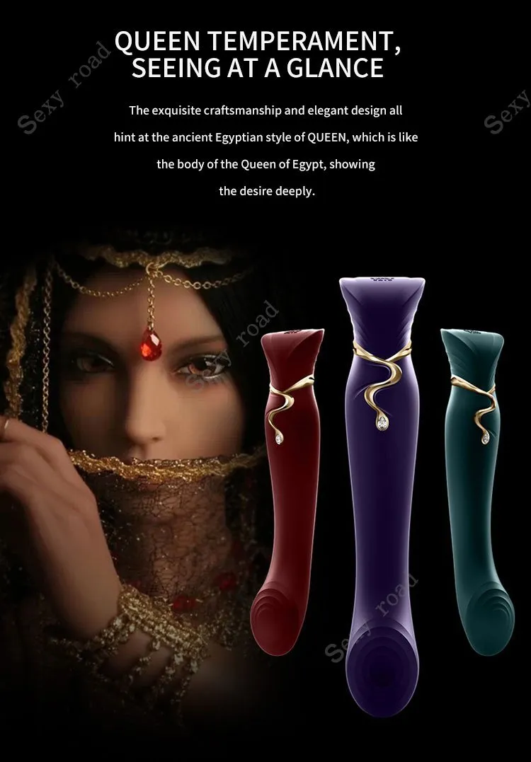 ZALO Queen Set G-spot PulseWave Vibrator with Suction Sleeve