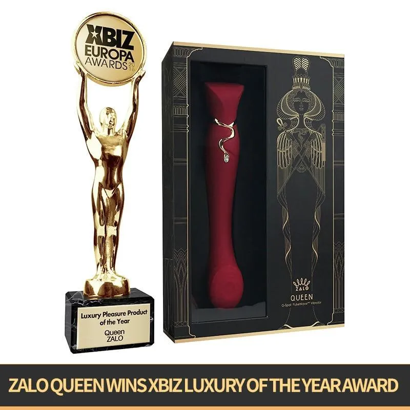 ZALO Queen Set G-spot PulseWave Vibrator with Suction Sleeve